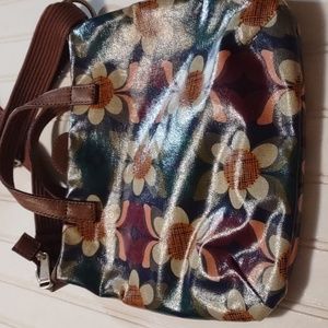 Fossil Key-Per Floral Handbag